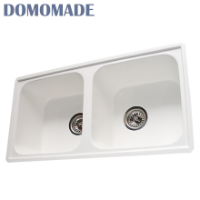 Wholesale artificial stone double sink bathroom vanity